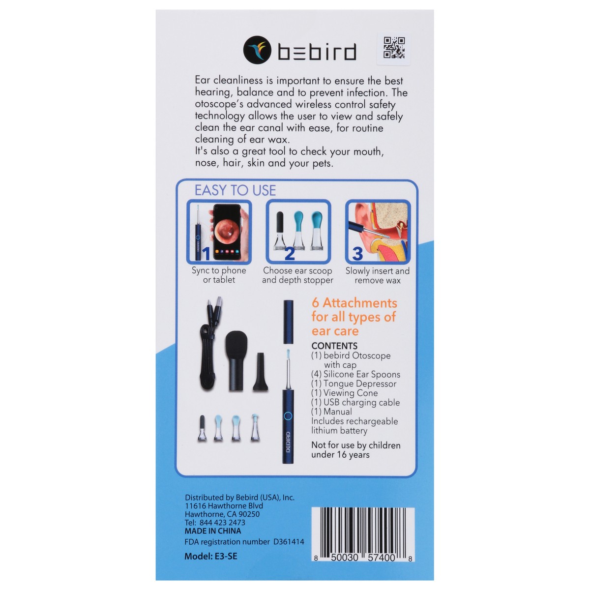 slide 12 of 12, BeBird Visual Ear Wax Remover, 1 ct