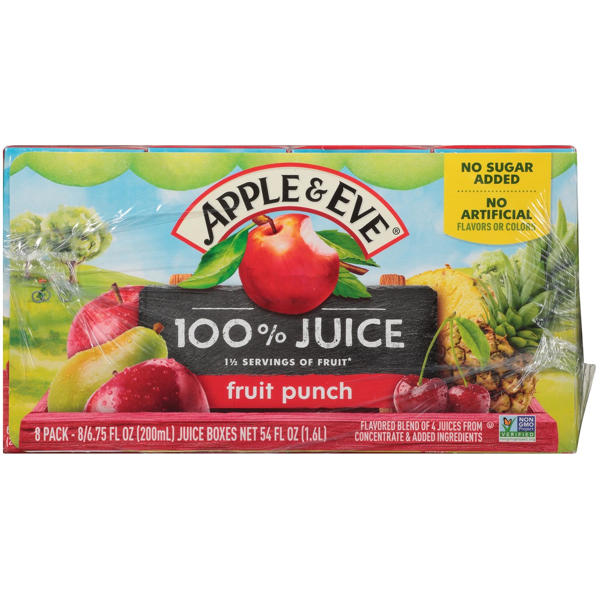 slide 4 of 11, Apple & Eve 100% Juice - Fruit Punch, 8 ct