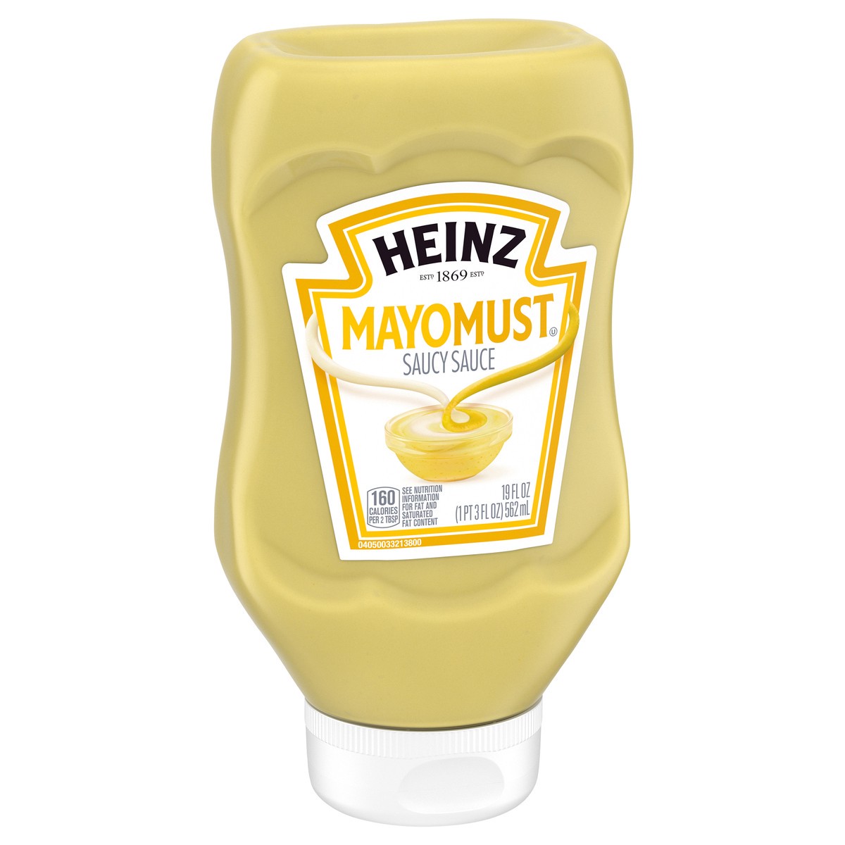 slide 9 of 9, Heinz Mayomust Mayonnaise & Mustard Sauce, 19 fl oz Bottle, 19 fl oz