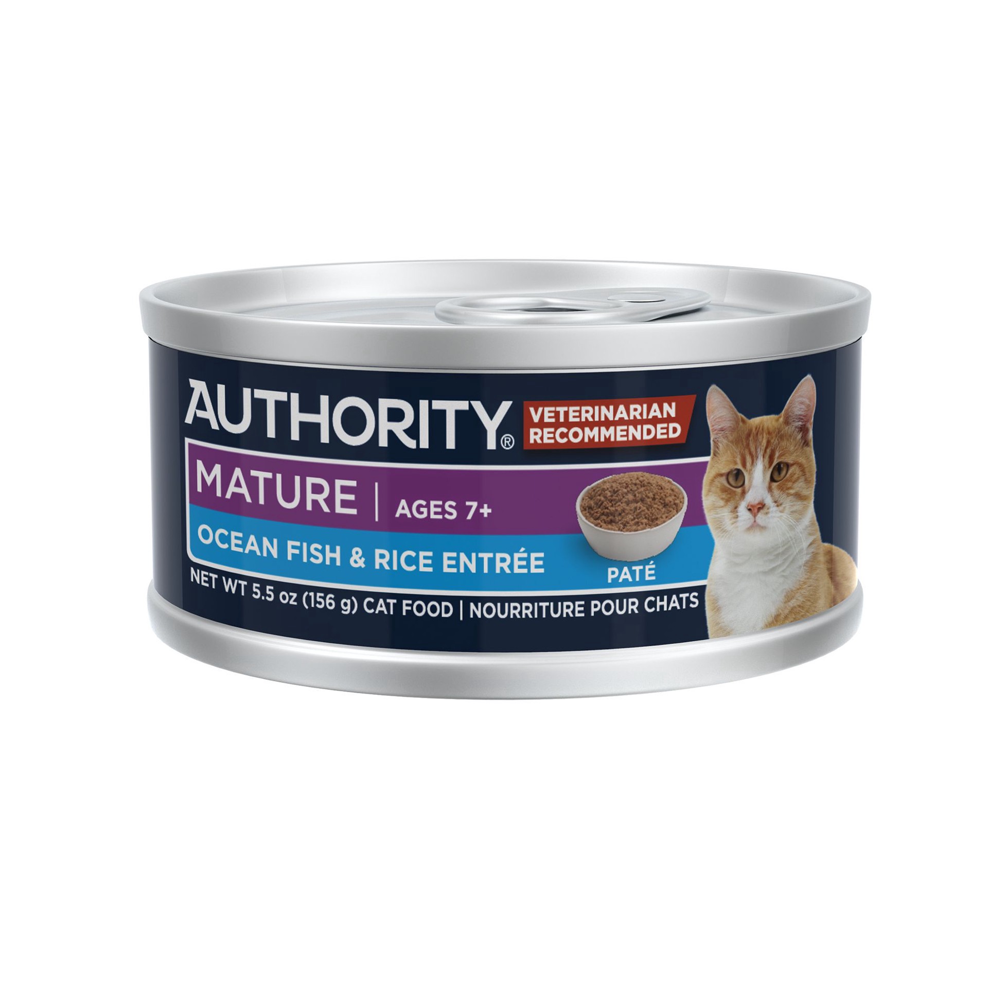 slide 1 of 1, Authority® Everyday Health Senior Cat Wet Food - 5.5 Oz, Pate, With-Grain, 5.5 oz