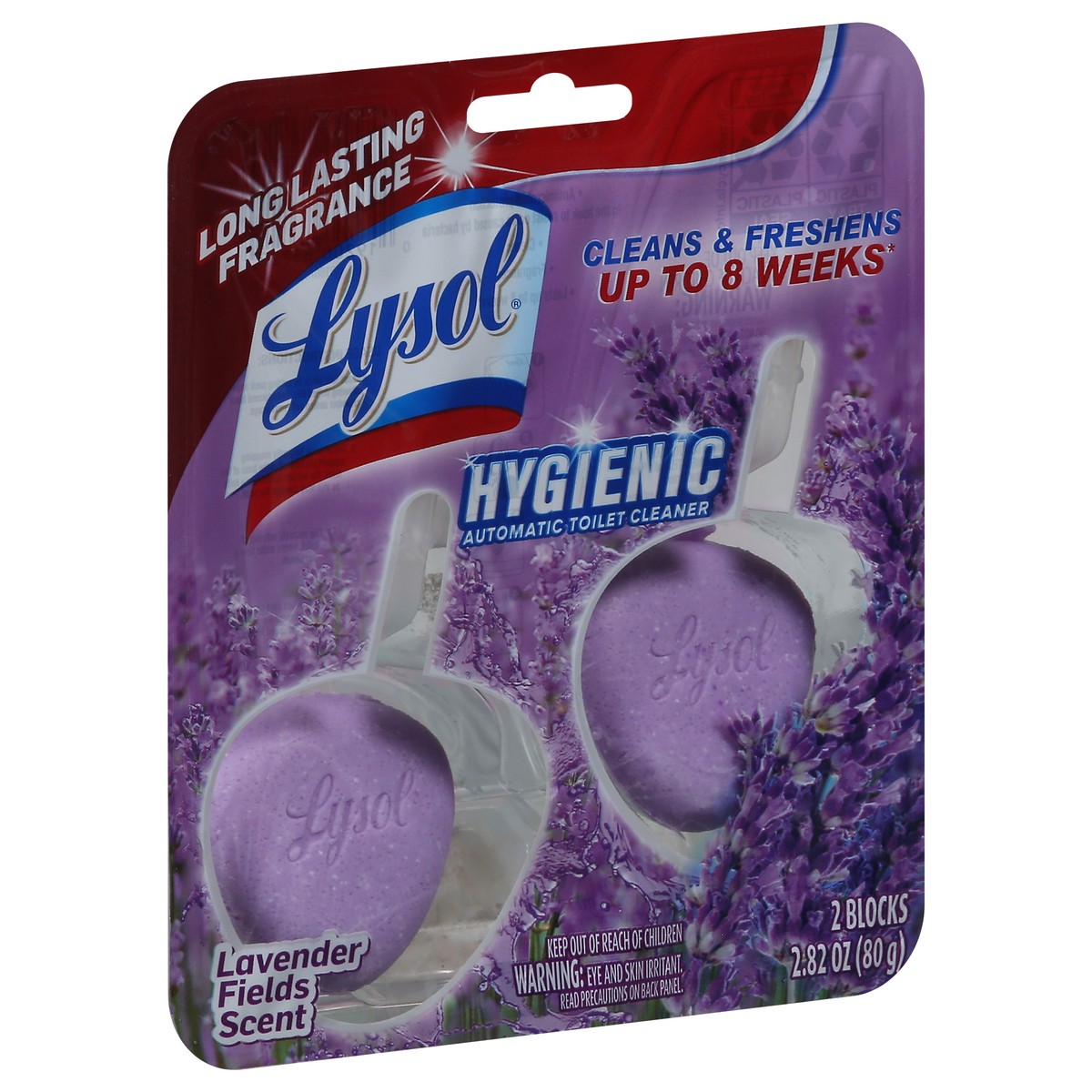 slide 2 of 9, Lysol Lavender Fields No Mess Automatic Toilet Bowl Cleaner, 2 ct