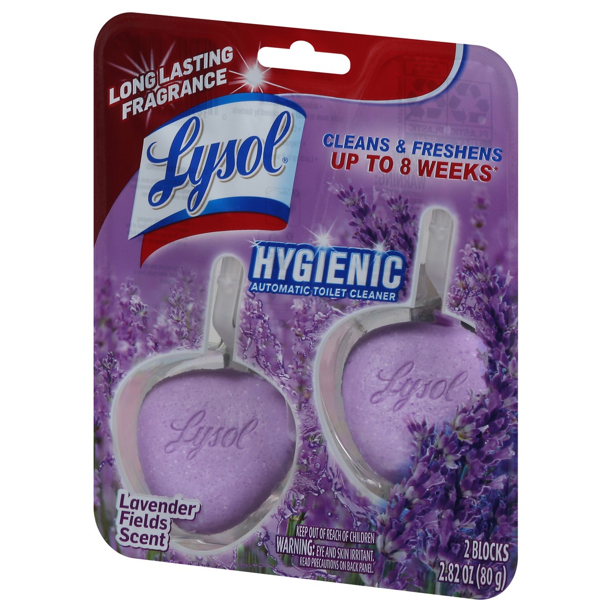 slide 3 of 9, Lysol Lavender Fields No Mess Automatic Toilet Bowl Cleaner, 2 ct