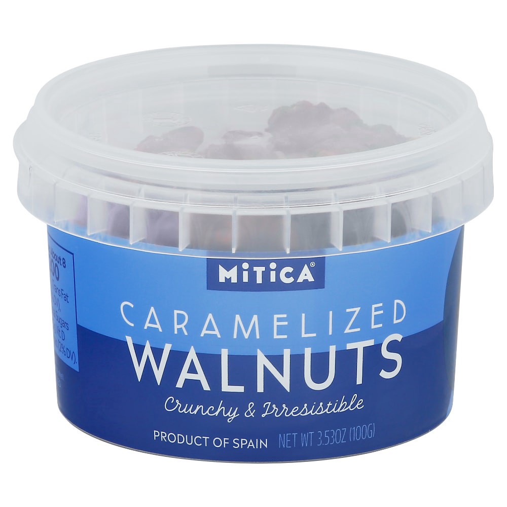 slide 1 of 1, Mitica Caramelized Walnuts, 3.5 oz