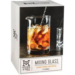 Kitchen & Table by H-E-B Lead-Free Crystal Mixing Glass