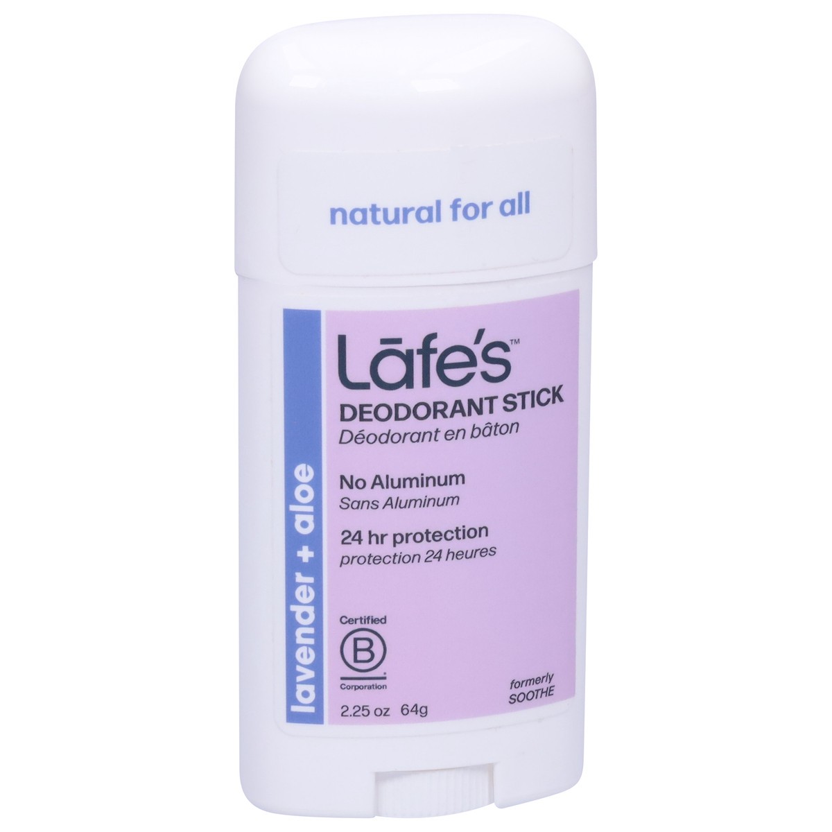 slide 11 of 12, Lafe's Lavender + Aloe Deodorant Stick 2.25 oz, 2.25 oz