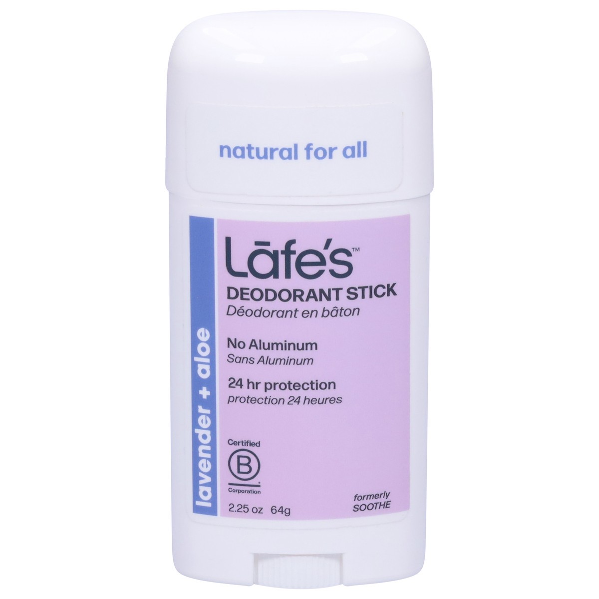 slide 2 of 12, Lafe's Lavender + Aloe Deodorant Stick 2.25 oz, 2.25 oz