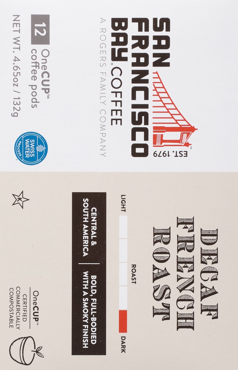 slide 9 of 10, SF Bay Coffee Decaf French Roast Coffee 12 ea, 12 ct