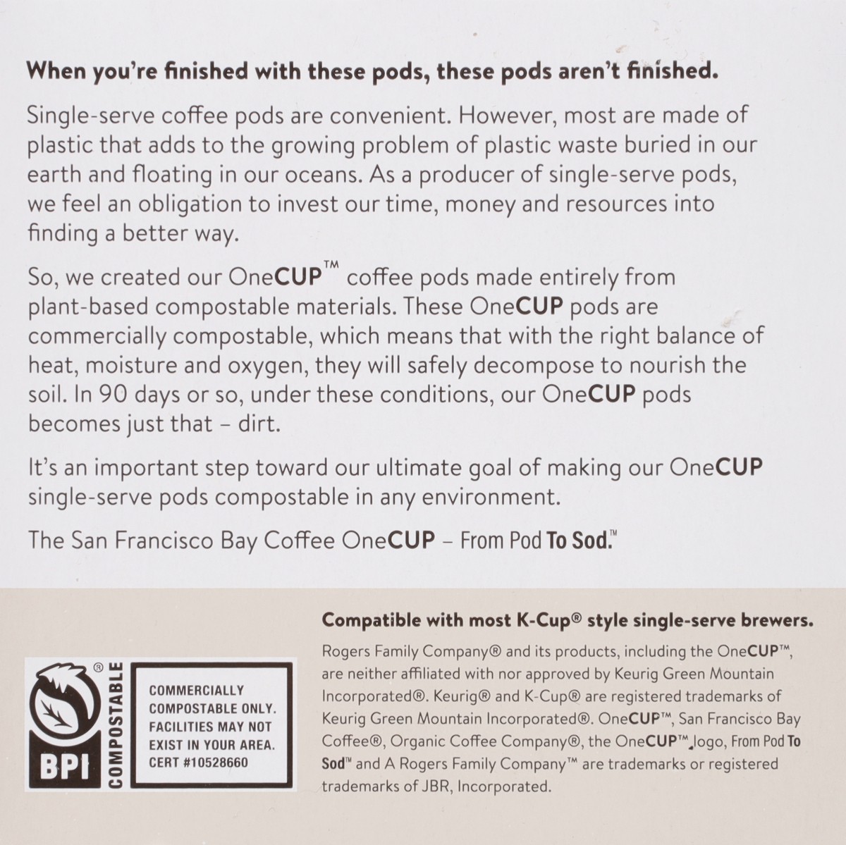 slide 3 of 10, SF Bay Coffee Decaf French Roast Coffee 12 ea, 12 ct