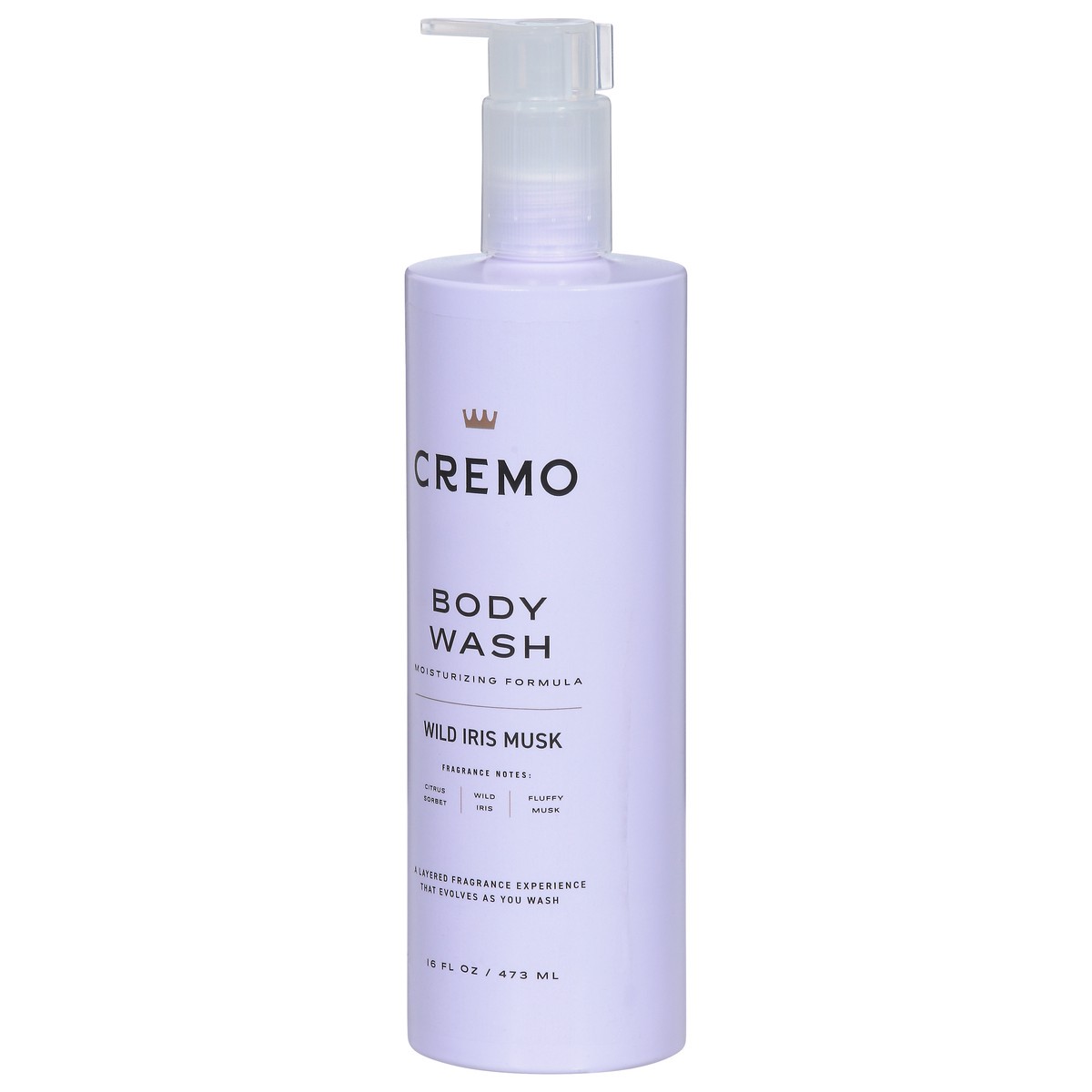 slide 5 of 14, Cremo Wild Iris Musk Body Wash 16 fl oz, 16 fl oz