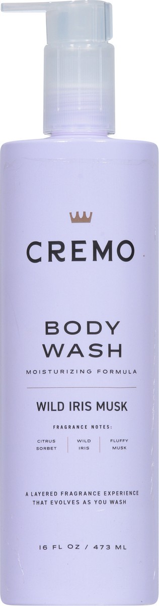 slide 10 of 14, Cremo Wild Iris Musk Body Wash 16 fl oz, 16 fl oz
