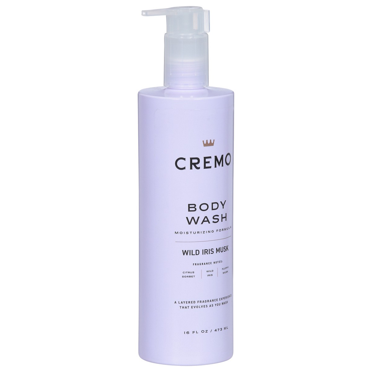 slide 9 of 14, Cremo Wild Iris Musk Body Wash 16 fl oz, 16 fl oz