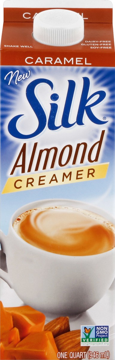 slide 4 of 4, Silk Caramel Almond Creamer, 1 qt