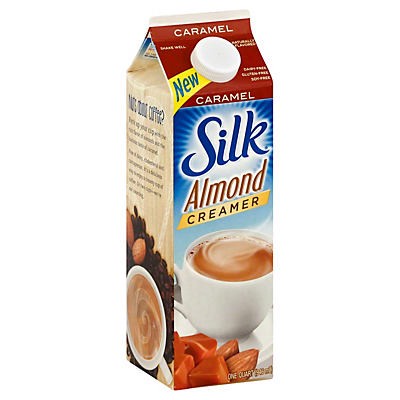 slide 1 of 4, Silk Caramel Almond Creamer, 1 qt