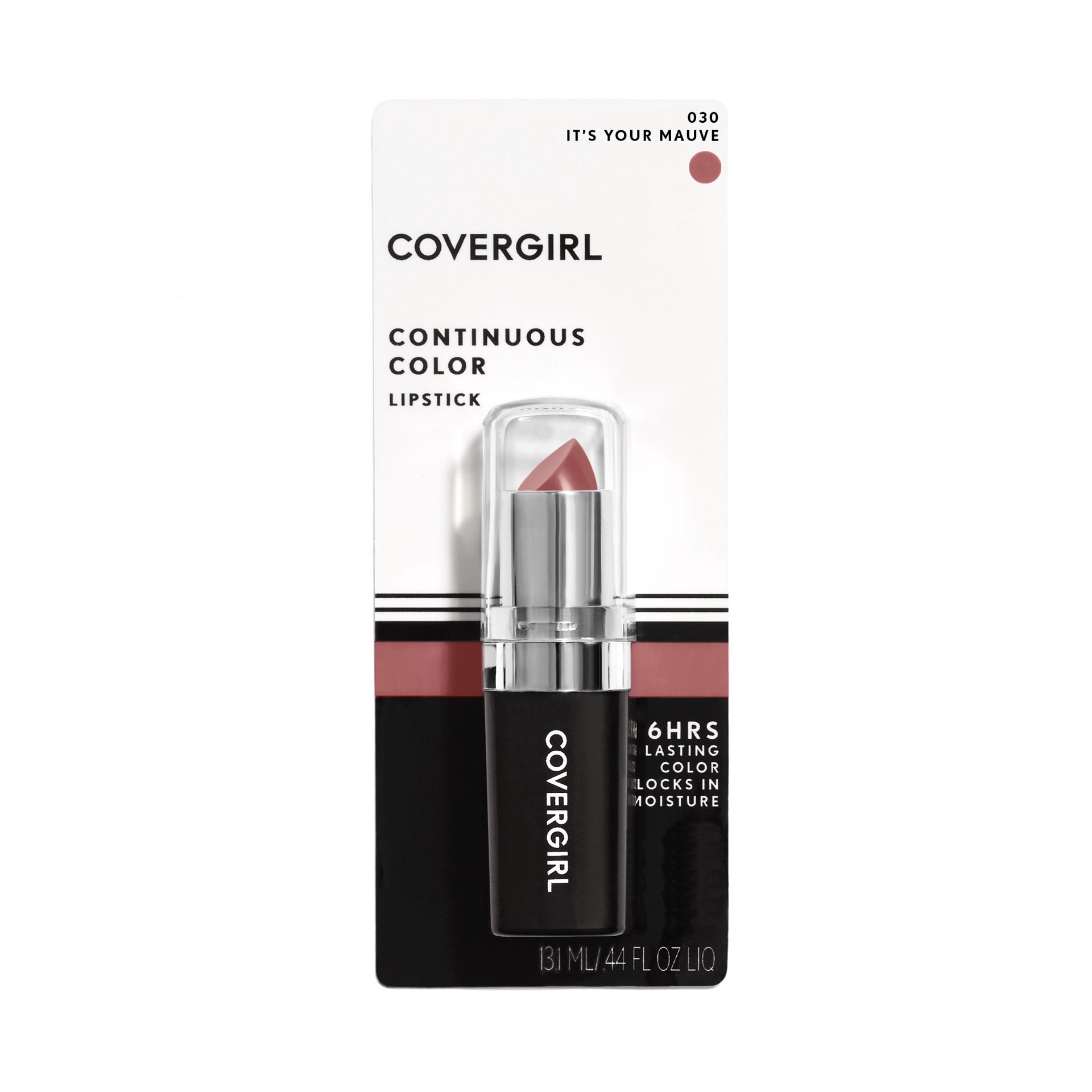 slide 1 of 2, Covergirl COVERGIRL Continuous Color Lipstick Your Mauve, 0.13 oz