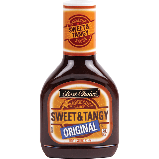 slide 1 of 1, Best Choice Sweet & Tangy Original Barbecue Sauce, 18 oz