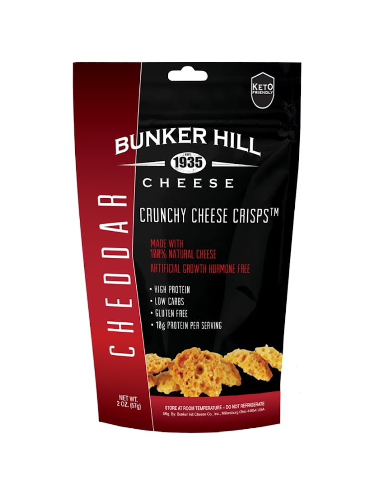 slide 1 of 1, Bunker Hill Cheddar Cheese Crisps, 2 oz