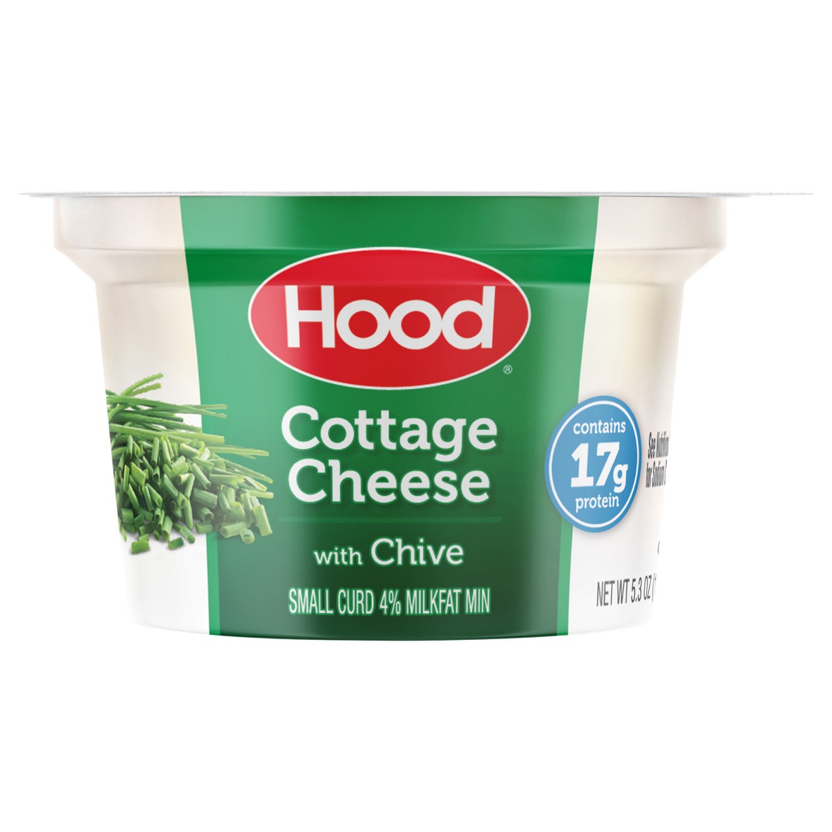 slide 1 of 3, Hood Cottage Cheese with Chive, Single Serve, 5.3 oz, 5.3 oz