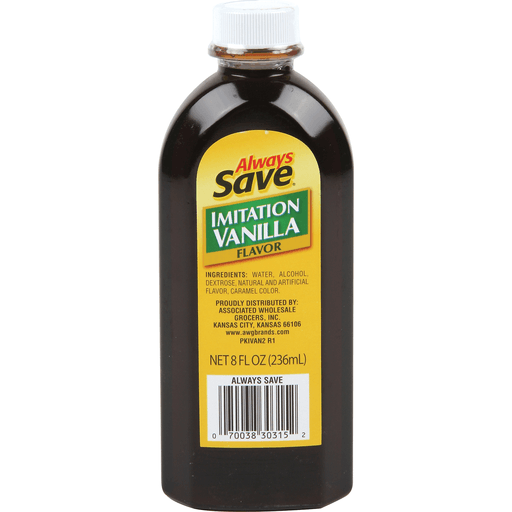 slide 1 of 1, Always Save Imitation Vanilla Extract, 8 oz