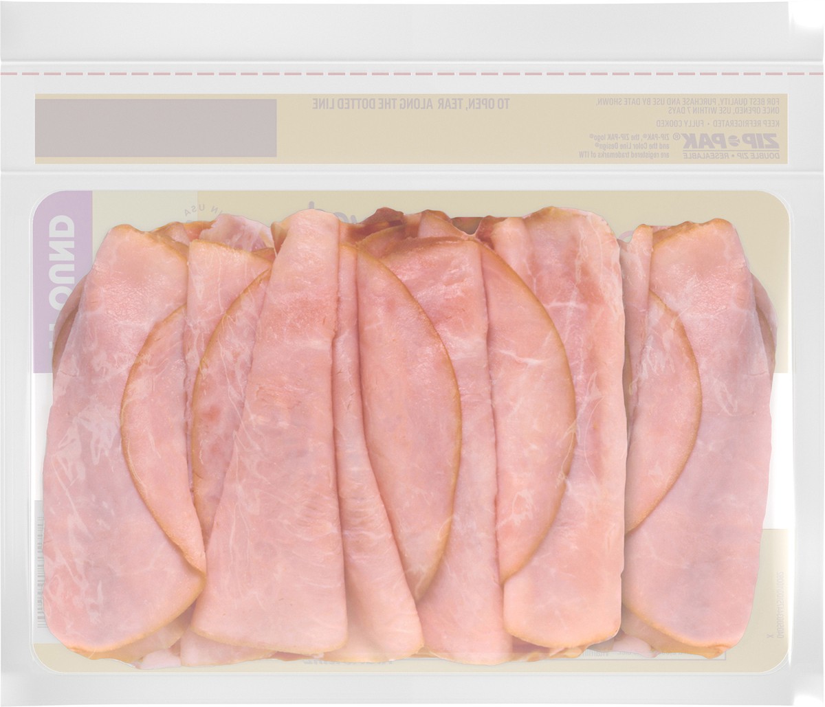 slide 4 of 9, Oscar Mayer Premium Shaved Smoked Ham & Water Product 32% of weight is added ingredients Lunch Meat, 16 oz. Pack, 16 oz