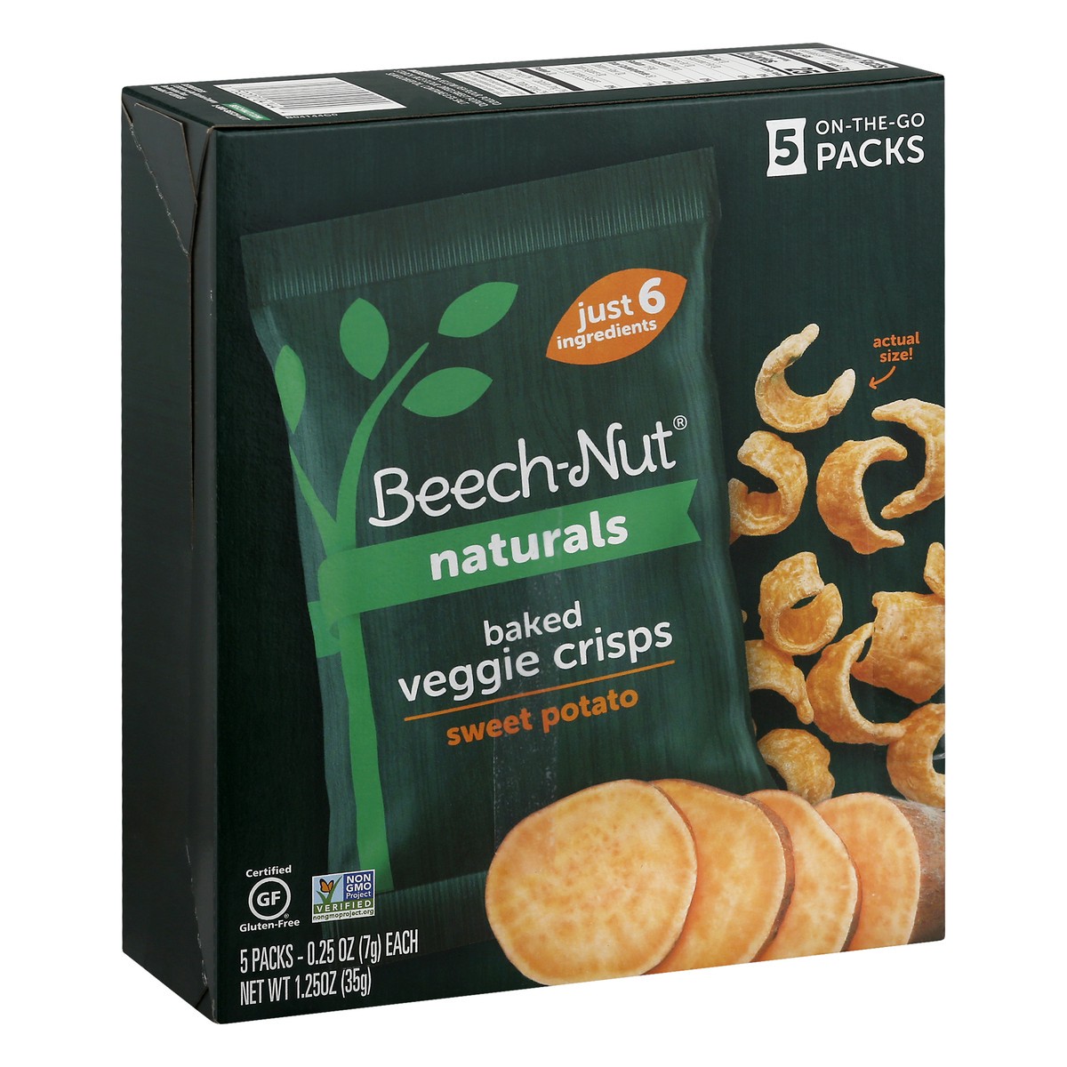 slide 2 of 9, Beech-Nut Beech Nut Sweet Potato Veggie Crisps, 5 ct