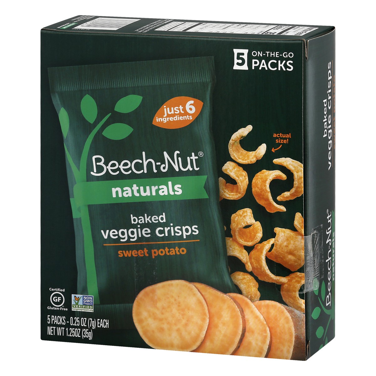 slide 3 of 9, Beech-Nut Beech Nut Sweet Potato Veggie Crisps, 5 ct