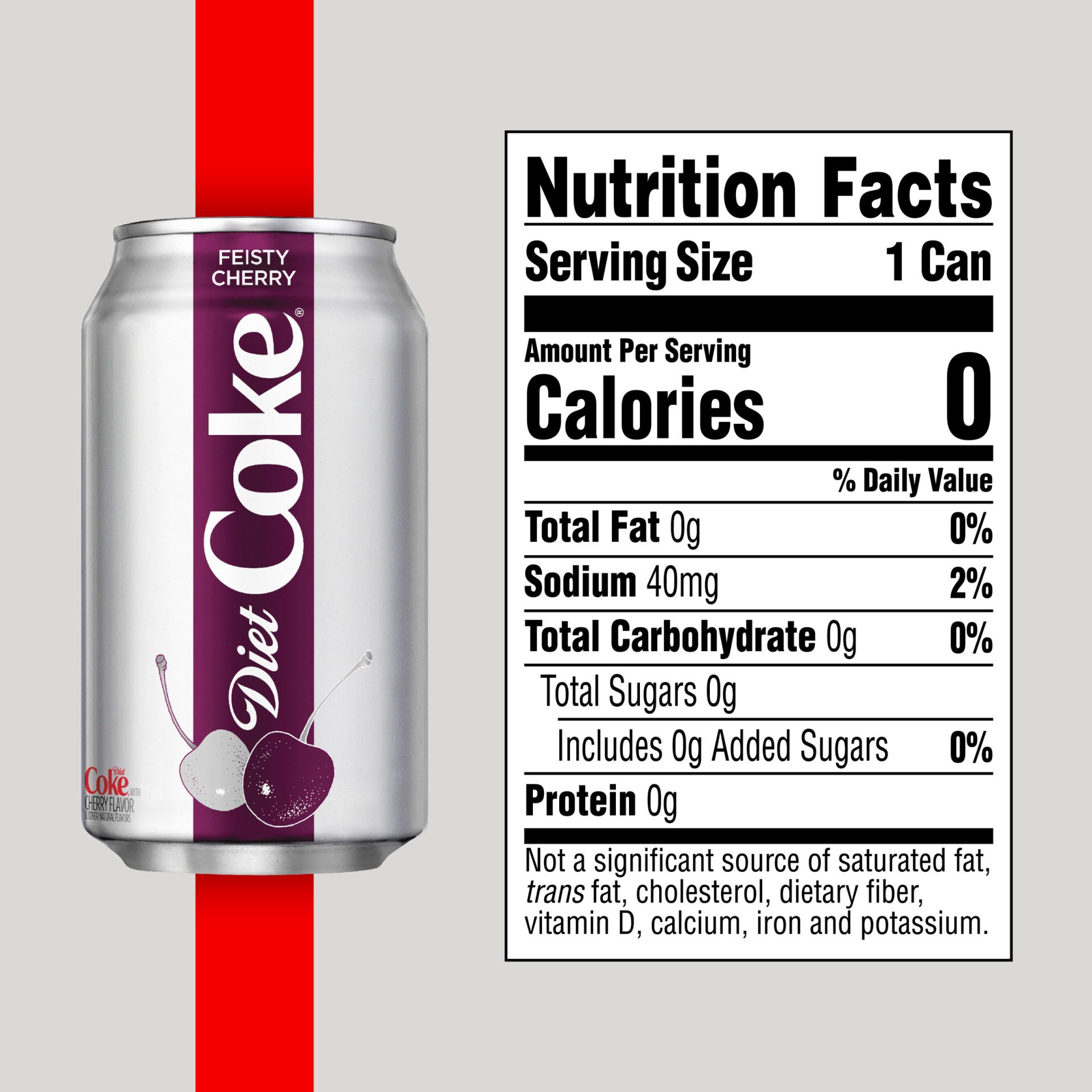 slide 4 of 9, Diet Coke 12 Pack Feisty Cherry Cola 12 ea - 12 ct, 12 ct