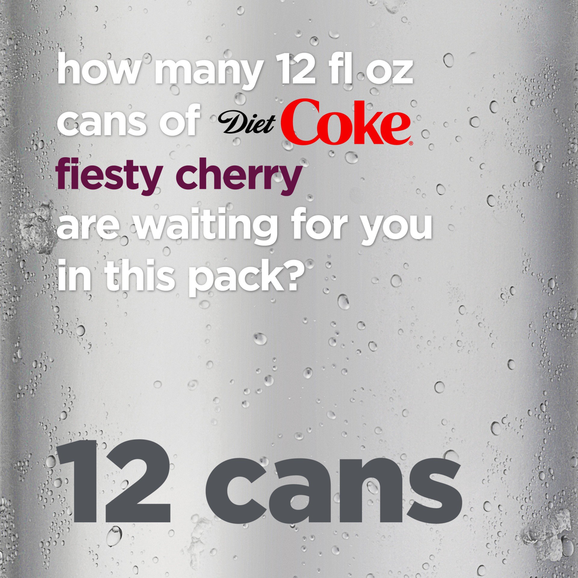 slide 3 of 9, Diet Coke 12 Pack Feisty Cherry Cola 12 ea - 12 ct, 12 ct