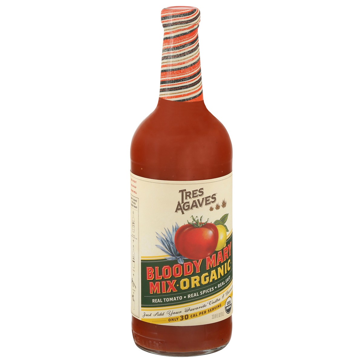 slide 2 of 9, Tres Agaves Organic Bloody Mary Mix 33.8 fl oz, 33.8 fl oz