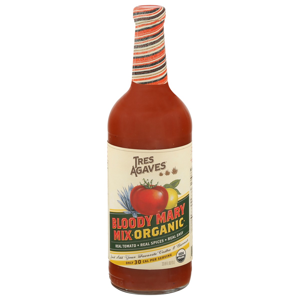 slide 1 of 9, Tres Agaves Organic Bloody Mary Mix 33.8 fl oz, 33.8 fl oz