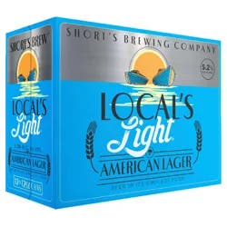 Short's Light American Lager Local's Beer 12 x 12 oz Cans