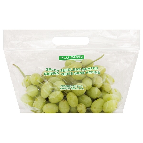 slide 1 of 1, Jumbo Green Seedless Grapes, per lb