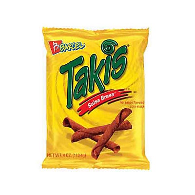 slide 1 of 1, Barcel Takis Salsa Brava Corn Snack, 4 oz