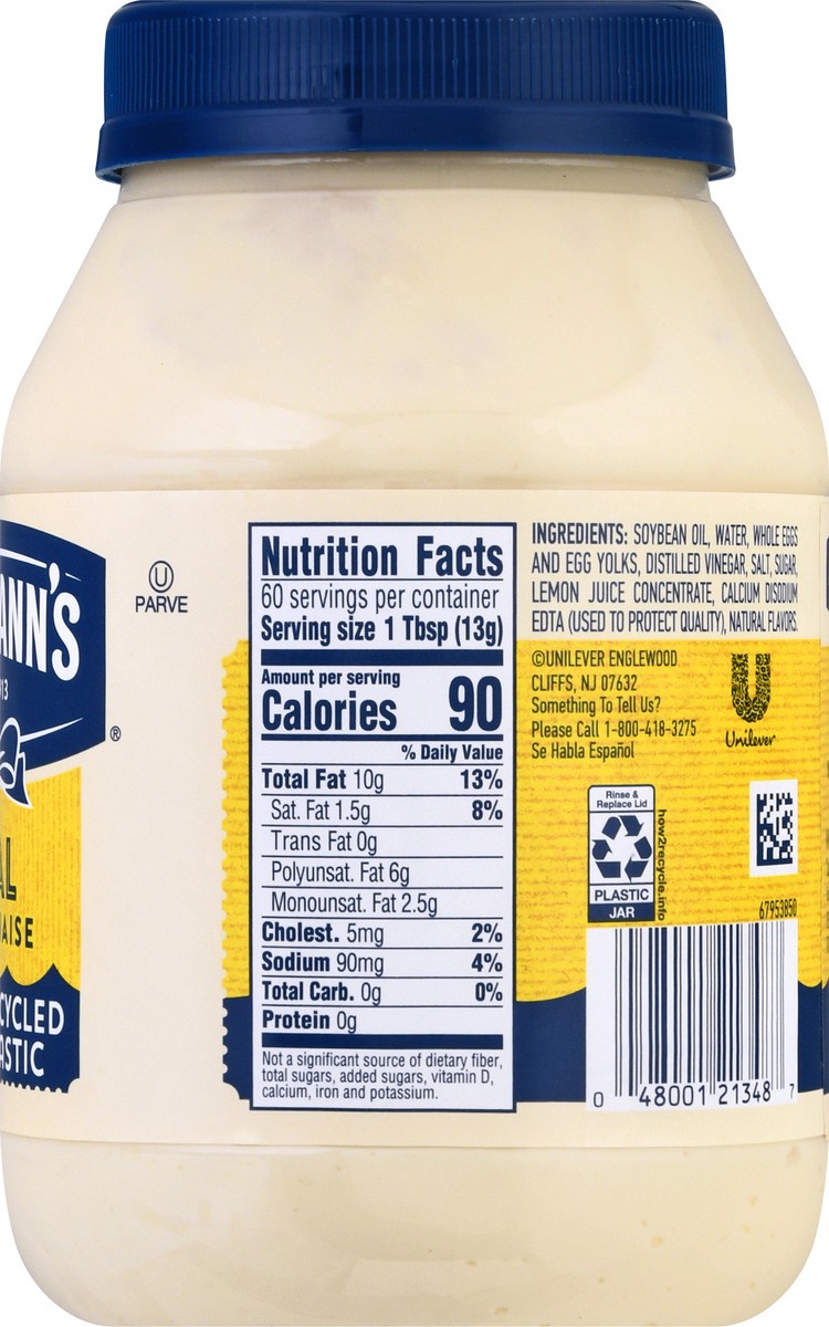 slide 6 of 9, Hellmann's Real Mayonnaise Tub 30 OZ, 30 fl oz