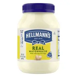 Hellmann's Real Mayonnaise Real Mayo, 30 oz