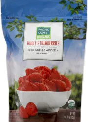 Pacific Coast Organic Whole Strawberries 10 oz