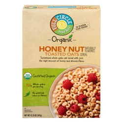Full Circle Market Organic Toasted Oats Honey Nut Cereal 12.25 oz