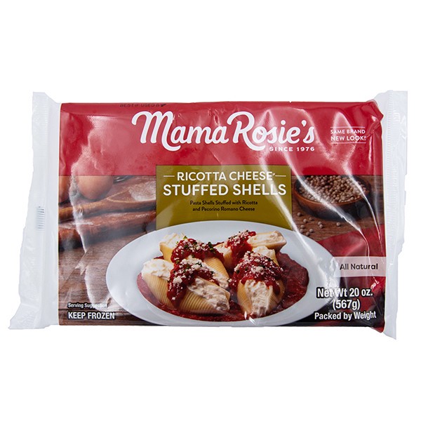 slide 1 of 13, Mama Rosie's Ricotta Cheese Stuffed Shells 20 oz, 20 oz