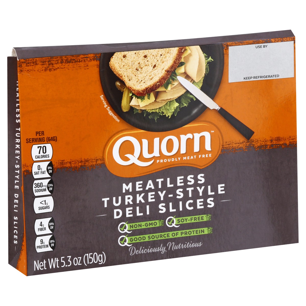 slide 7 of 12, Quorn Meatless Turkey Style Deli Slices 5.3 oz, 5.3 oz