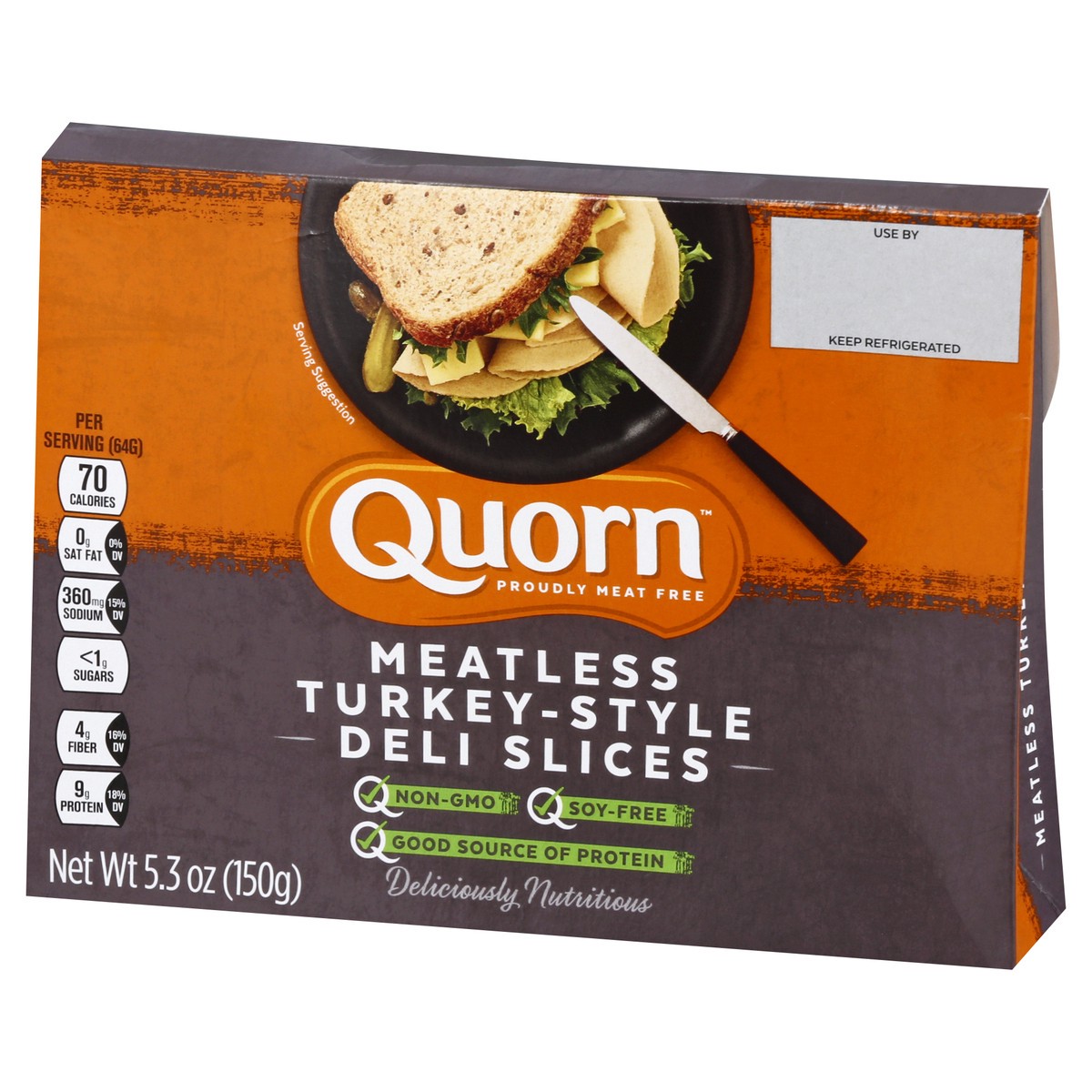 slide 8 of 12, Quorn Meatless Turkey Style Deli Slices 5.3 oz, 5.3 oz