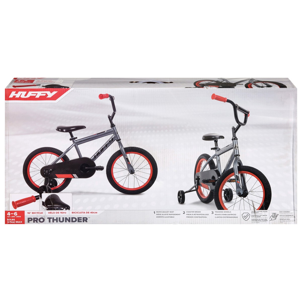 slide 1 of 12, Huffy Pro Thunder Boys' Bike 16 inch, 16 in