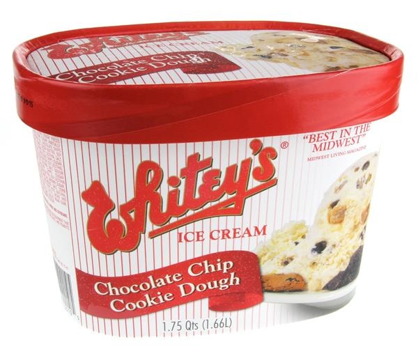 slide 1 of 1, Whitey's Ice Cream Chocolate Chip Cookie Dough, 1.75 qt