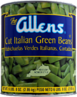 slide 1 of 1, Allens Cut Italian Green Beans, 6.31 lb