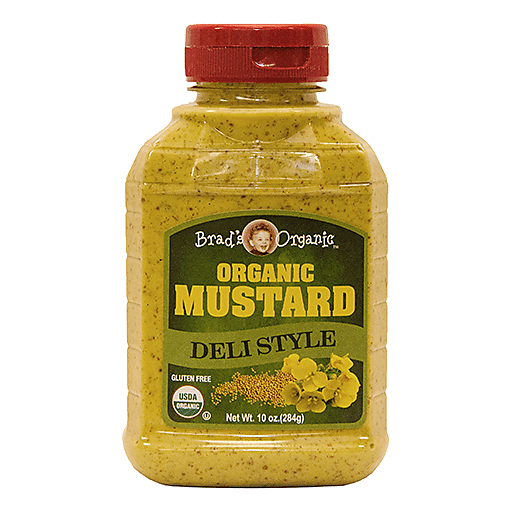 slide 1 of 1, Brad's Organic Org Mustard Deli Style, 10 oz