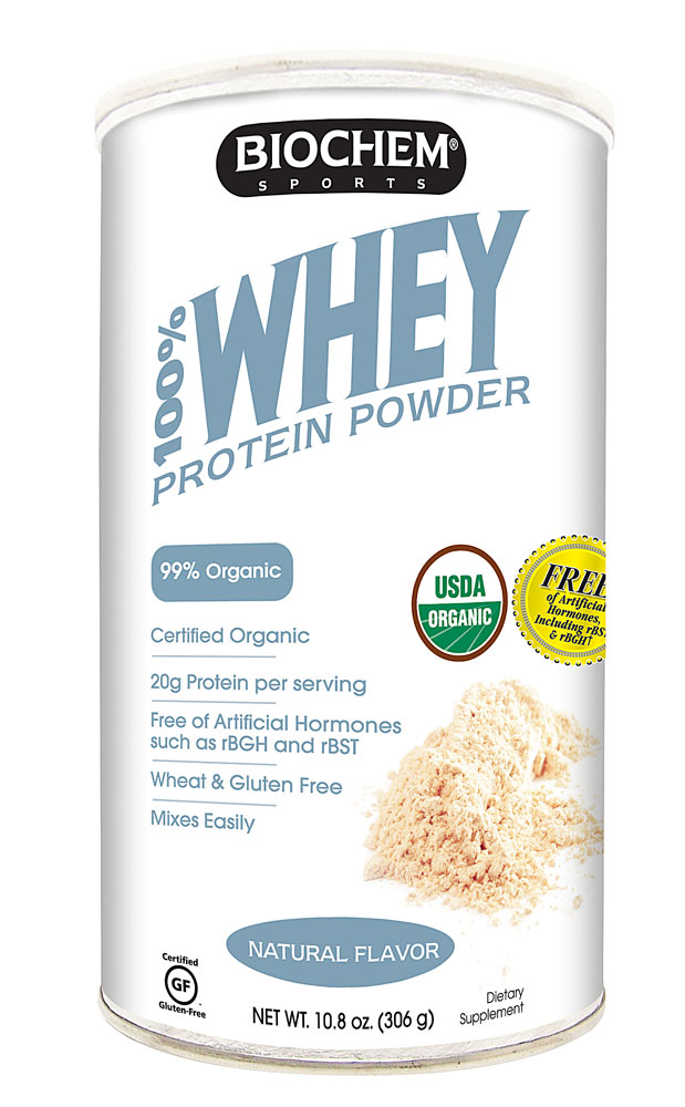 slide 1 of 1, Biochem Natural Flavor Whey Protein Powder, 10.5 oz