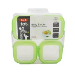 OXO Tot Baby Blocks Freezer Storage Containers, 4oz