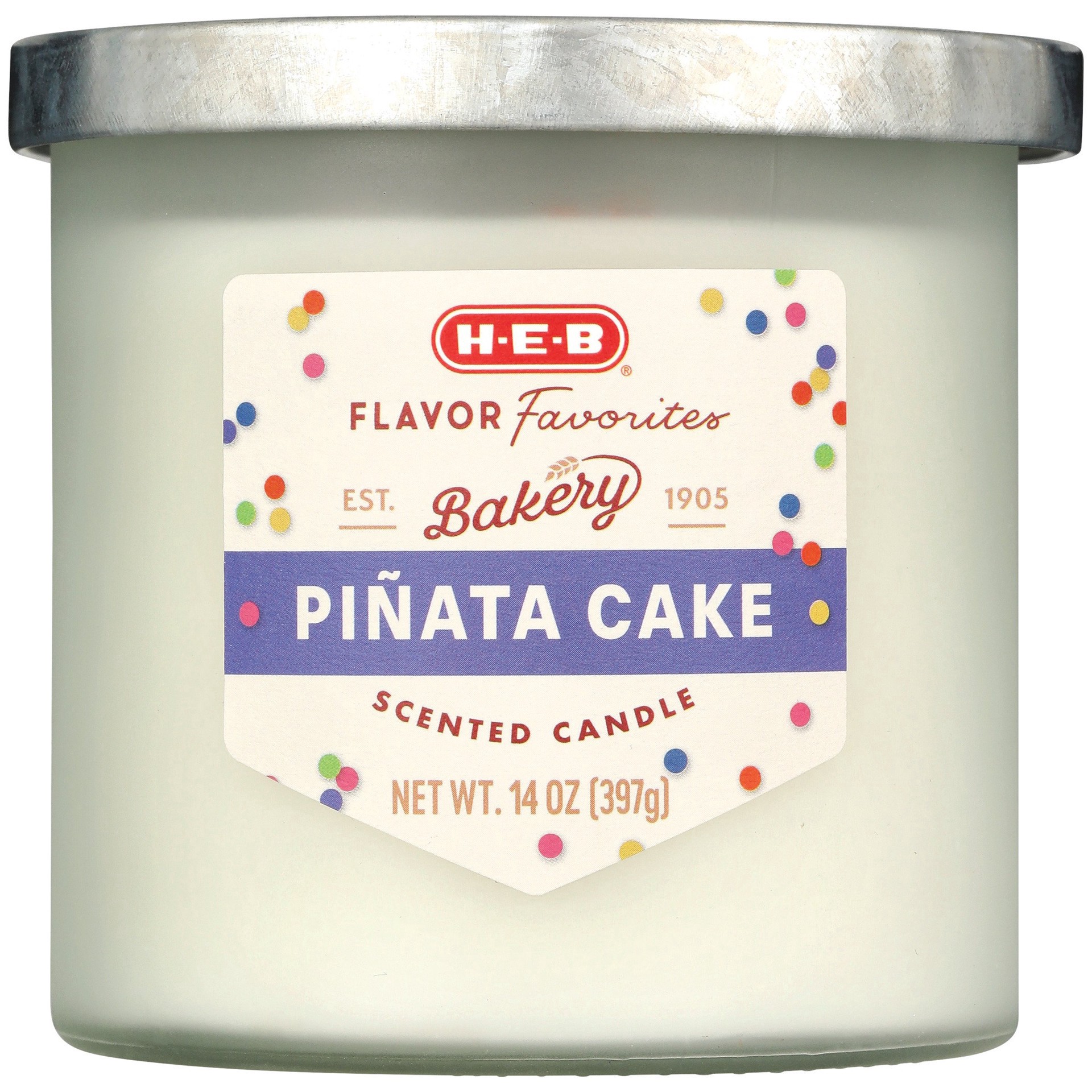 slide 1 of 1, H-E-B Flavor Favorites Bakery Pinata Cake, 14 oz