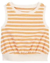 Carter's Toddler Striped Terry Tank Orange 2T