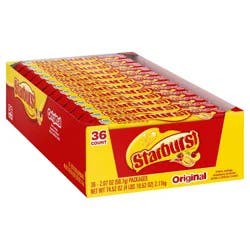 STARBURST Original Full Size Fruity Chews Candy, 36 Ct