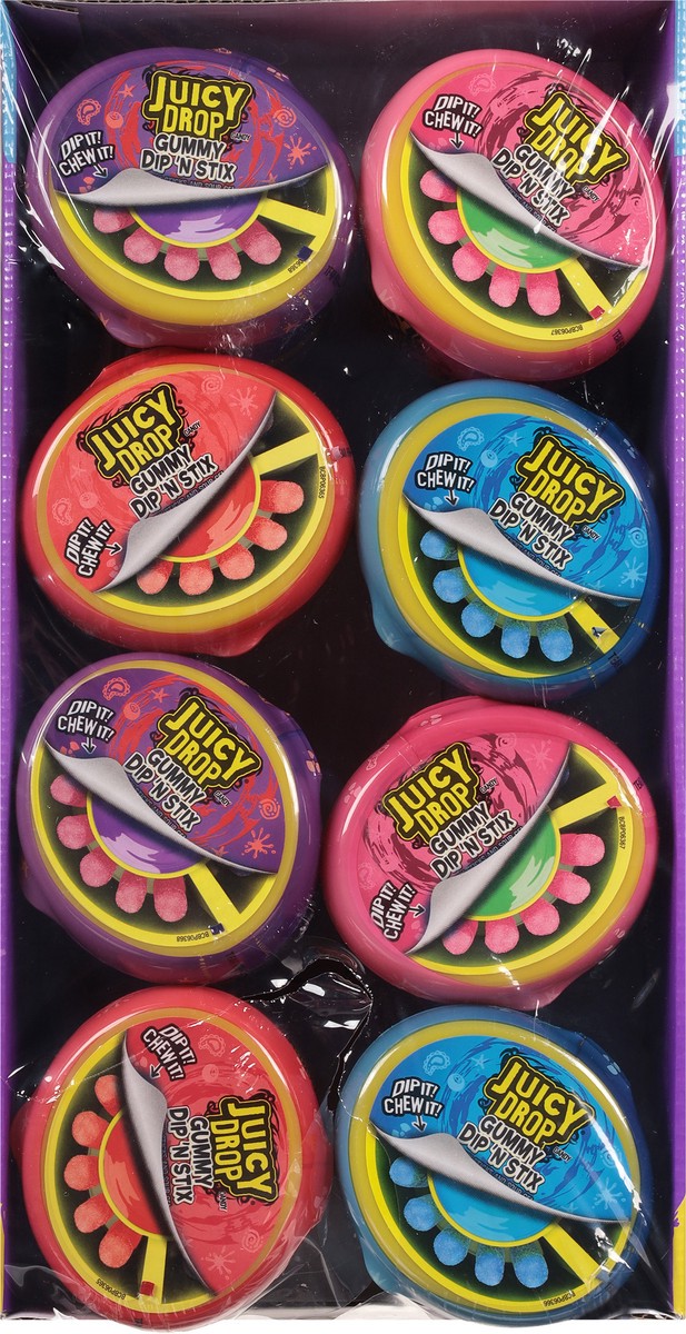 slide 7 of 9, The Topps Company Inc Candy Gummy Dip'N Stix, Variety Pack, 8 ct; 3.5 oz