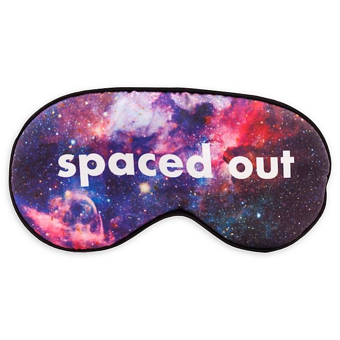 slide 1 of 3, Kikkerland Spaced Out'' Sleep Mask - Purple'', 1 ct